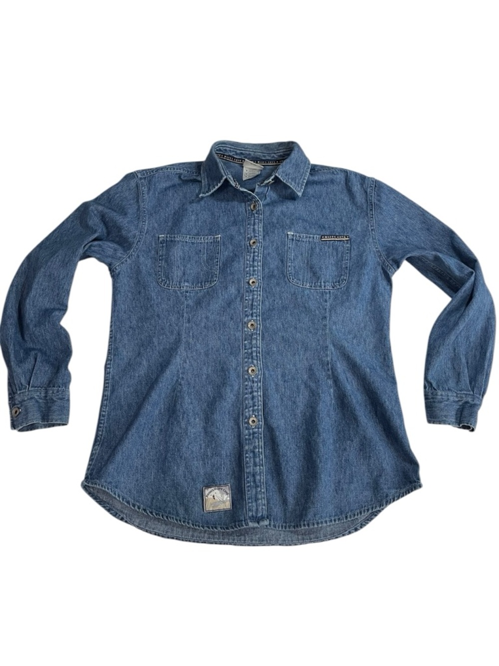 DISNEY Pooh’s Misty Cove Embroidered Denim Shirt medium